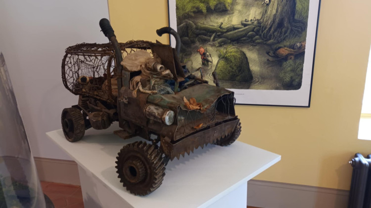 FOTOGALERIE: Zámek v Čechách pod Kosířem otevřel obnovenou expozici Zdeňka a Jana