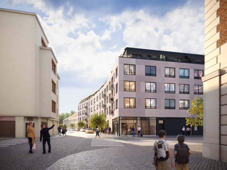 FOTOGALERIE: Proměna ostravské Stodolní je na spadnutí. Začíná demolice a stavba nových bytů