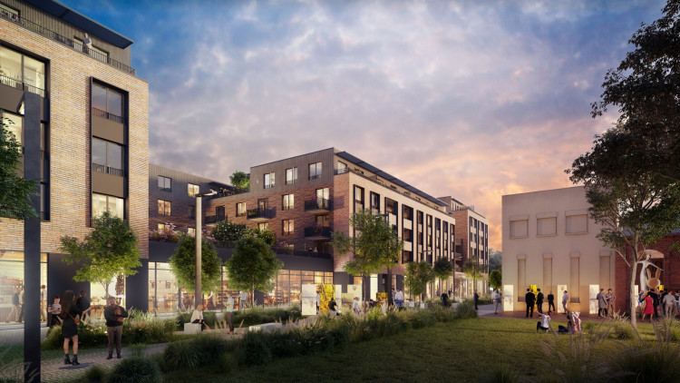 FOTOGALERIE: Proměna ostravské Stodolní je na spadnutí. Začíná demolice a stavba nových bytů