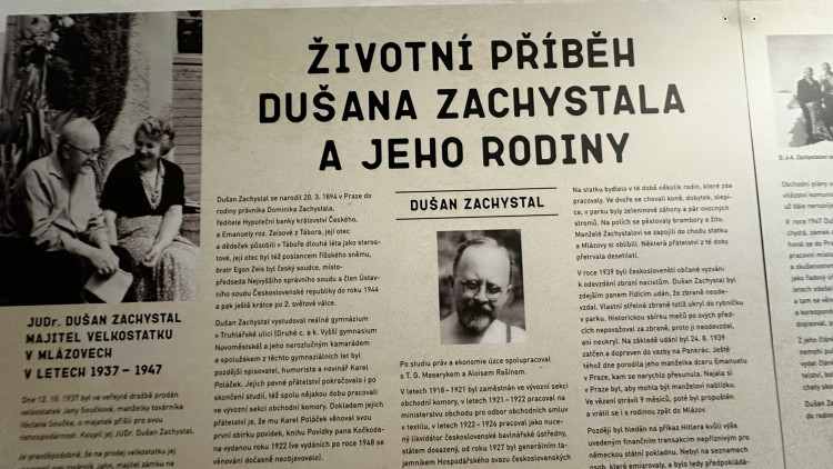 Expozice zámku Mlázovy