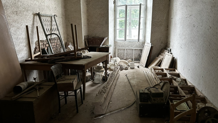 Zatím nerekonstruovaná část