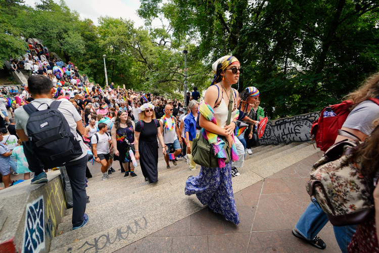 FOTOGALERIE: Prahou prošel průvod Prague Pride. Účastnil se Lipavský, Hřib i velvyslanci