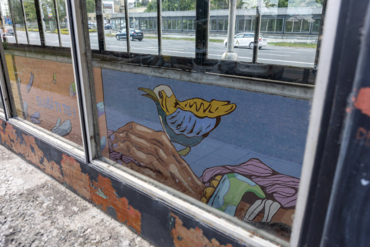 FOTOGALERIE: Streetartová úprava rozzářila pochod u olomoucké fakultní nemocnice