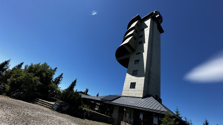 Výlet na Poledník z německé strany hranice - z parkoviště v Buchenau