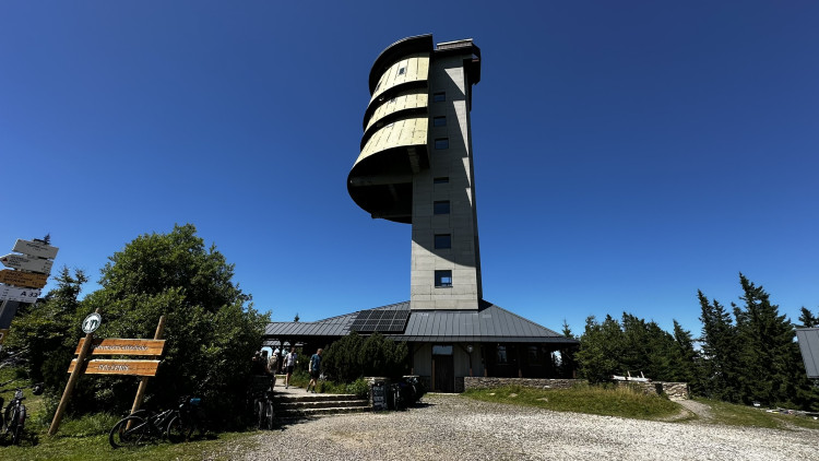 Výlet na Poledník z německé strany hranice - z parkoviště v Buchenau