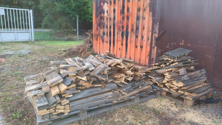FOTOGALERIE: Trenažér pro výcvik pohyb v zakouřeném prostředí v Hamrech na Prostějovsku