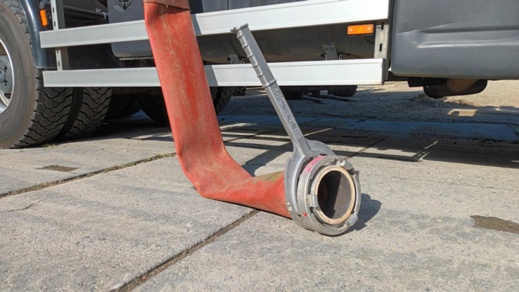 FOTOGALERIE: Trenažér pro výcvik pohyb v zakouřeném prostředí v Hamrech na Prostějovsku