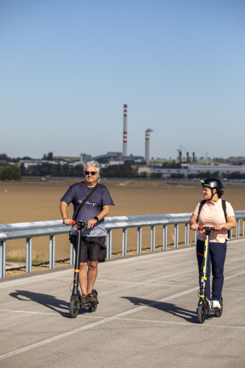 FOTOGALERIE: Davy na D1 před dokončením. Úsek u Přerova se otevřel veřejnosti