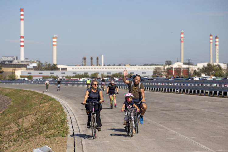 FOTOGALERIE: Davy na D1 před dokončením. Úsek u Přerova se otevřel veřejnosti