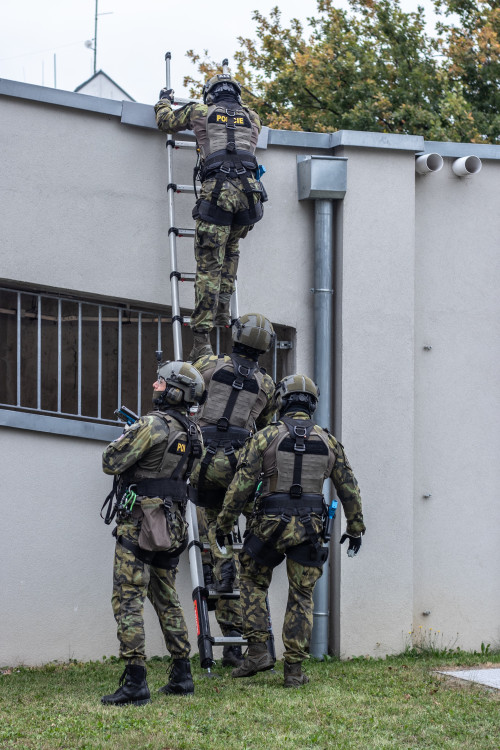 Slaňování, fast rope i první pomoc. Zásahovky zahájily mistrovství v IGY centru