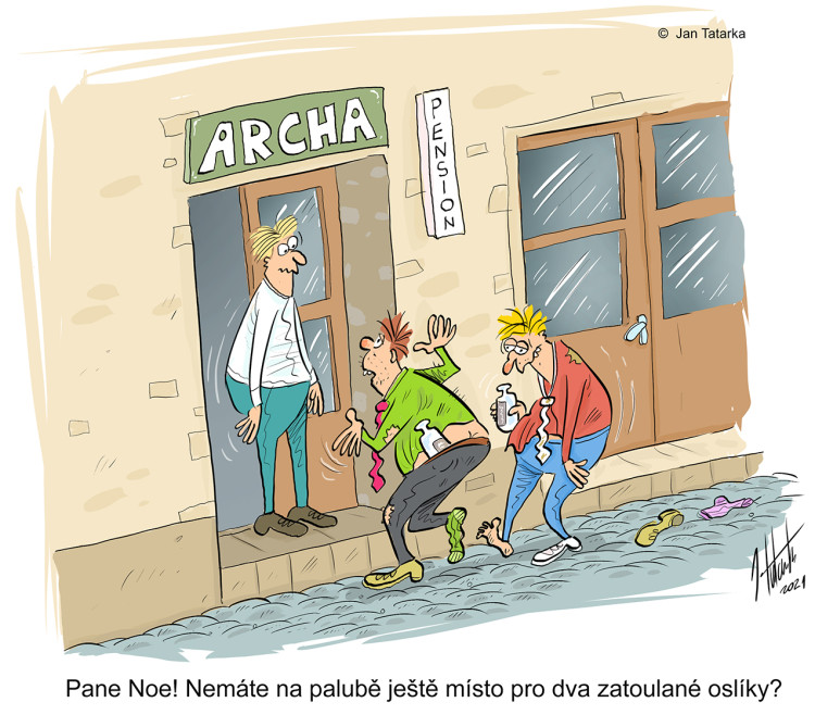 FOTOGALERIE: První v měsíci středa, humoru a legrace je třeba