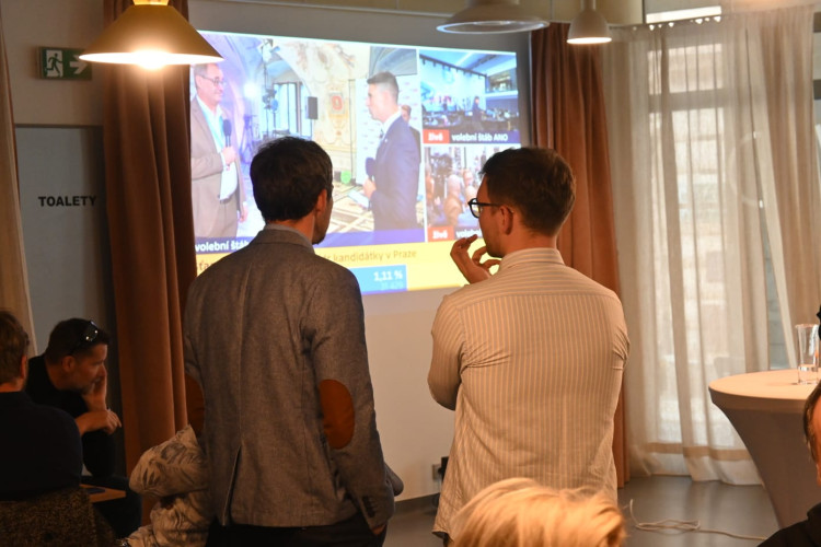 Volební štáb koalice SPOLU