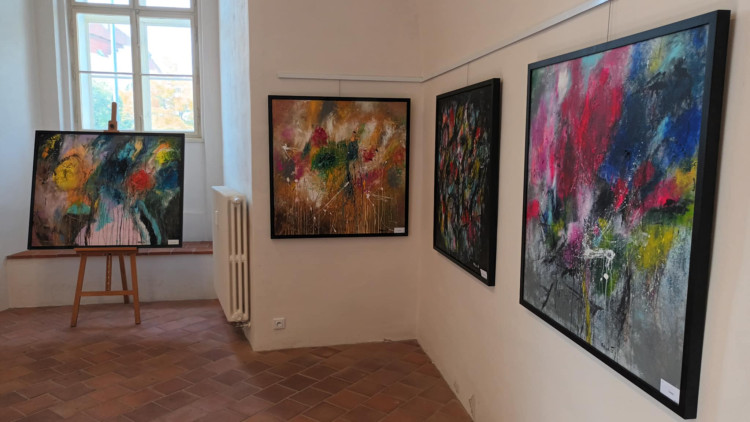 FOTOGALERIE: Hra barev Jaroslava Faltýnka v Prostějově