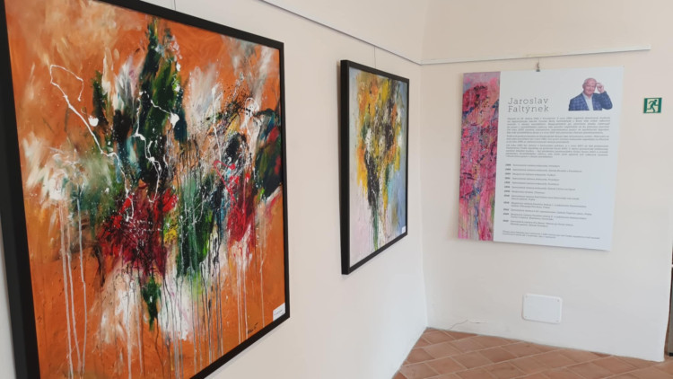 FOTOGALERIE: Hra barev Jaroslava Faltýnka v Prostějově