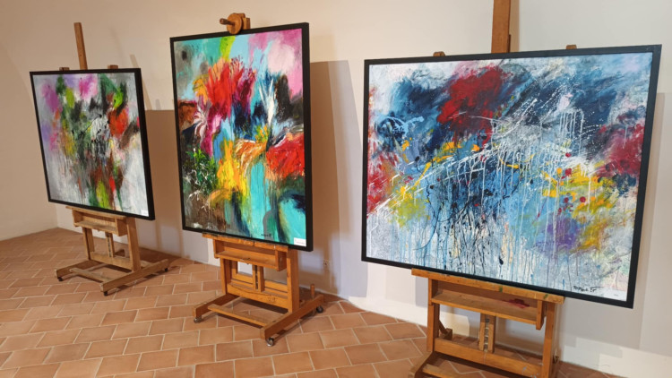 FOTOGALERIE: Hra barev Jaroslava Faltýnka v Prostějově