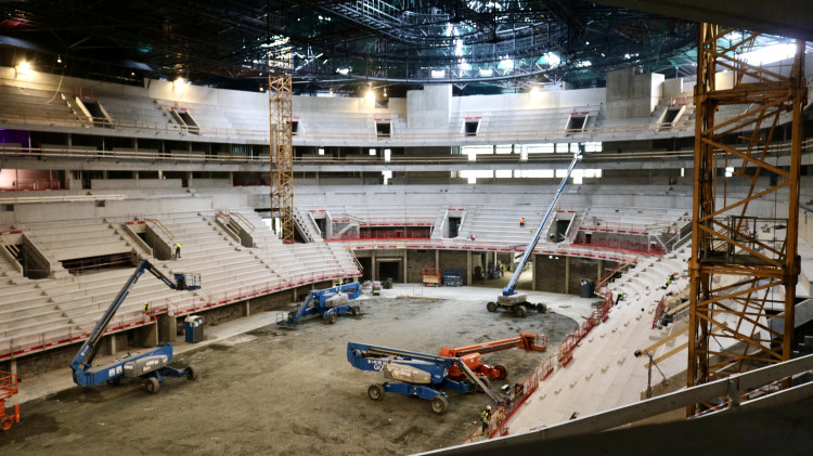 FOTO: Stavba Areny Brno postupuje, hotová bude už příští podzim