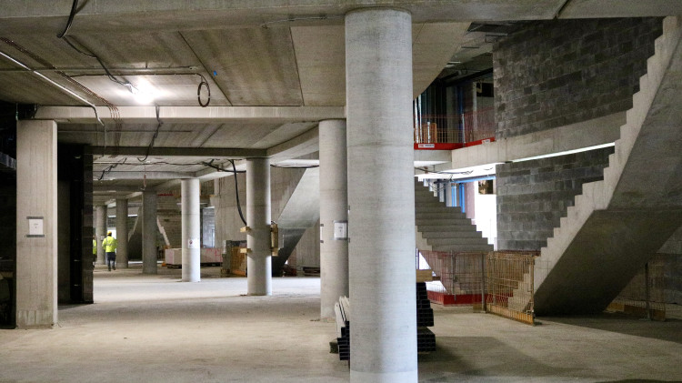 FOTO: Stavba Areny Brno postupuje, hotová bude už příští podzim
