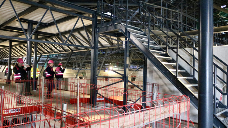 FOTO: Stavba Areny Brno postupuje, hotová bude už příští podzim