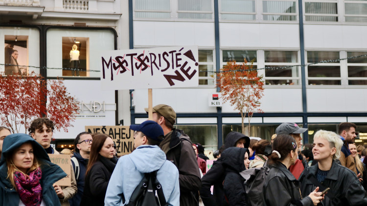 FOTO: Brno proti Macinkovi, na protest přišly stovky lidí