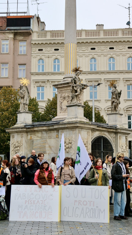 FOTO: Brno proti Macinkovi, na protest přišly stovky lidí