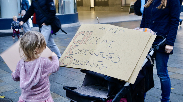 FOTO: Brno proti Macinkovi, na protest přišly stovky lidí