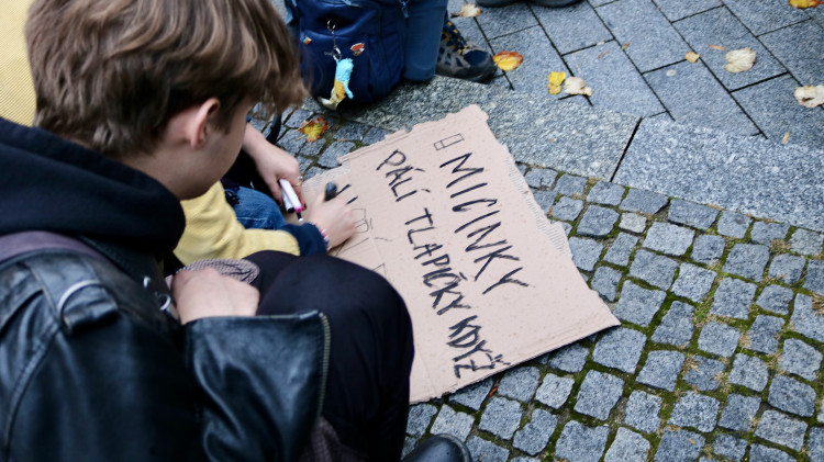 FOTO: Brno proti Macinkovi, na protest přišly stovky lidí