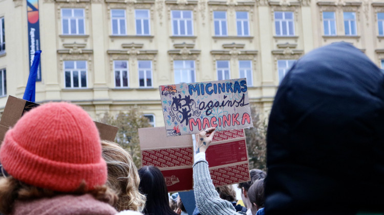FOTO: Brno proti Macinkovi, na protest přišly stovky lidí