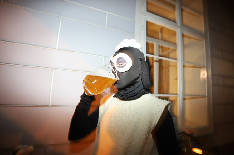 V Budějovicích se běžel Halloween. Ulice zaplnili běžci v maskách i pes převlečený za ovečku