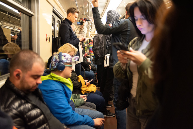 FOTOGALERIE: Na oslavu čtyřicetiletého výročí jezdila na lince metra B historická souprava