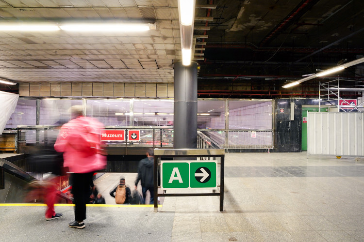 FOTOGALERIE: Rekonstrukce stanice Muzeum
