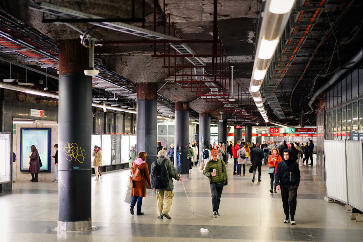 FOTOGALERIE: Rekonstrukce stanice Muzeum