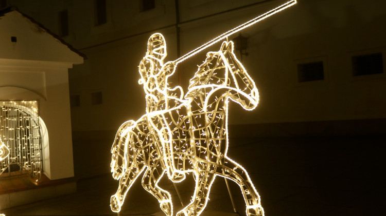 FOTOGALERIE: Ze Špilberku se znovu stal světelný hrad, výstava potrvá do půlky ledna