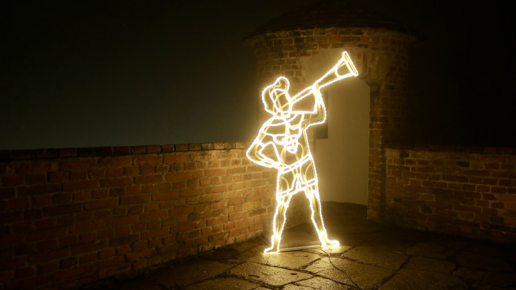 FOTOGALERIE: Ze Špilberku se znovu stal světelný hrad, výstava potrvá do půlky ledna