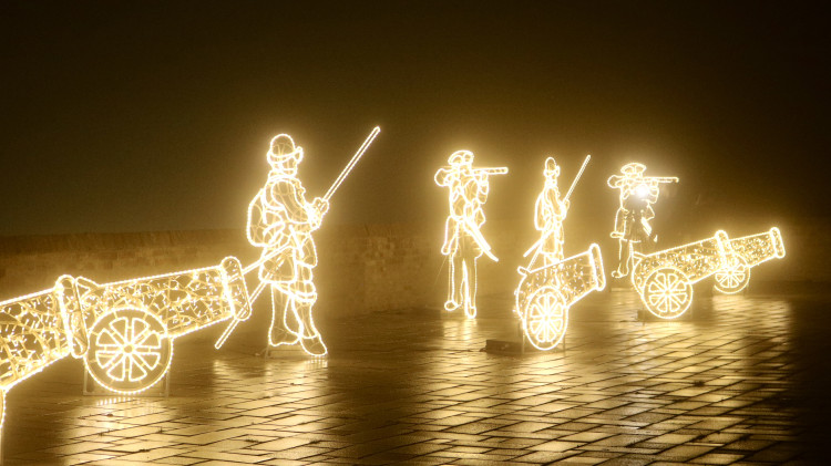 FOTOGALERIE: Ze Špilberku se znovu stal světelný hrad, výstava potrvá do půlky ledna