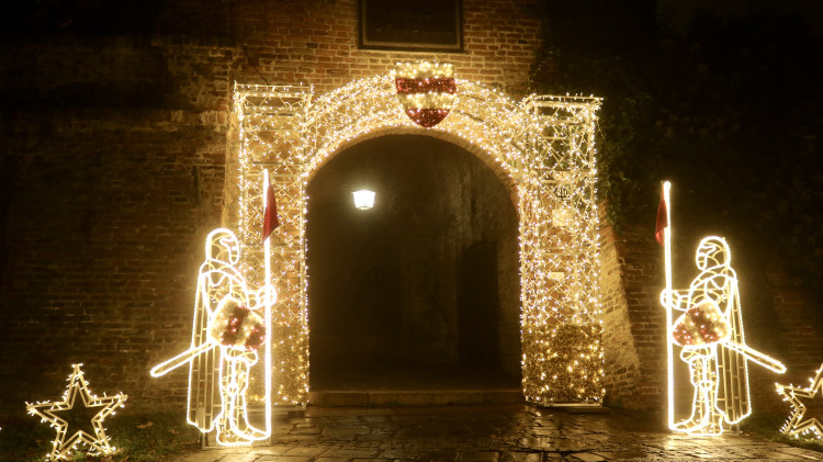 FOTOGALERIE: Ze Špilberku se znovu stal světelný hrad, výstava potrvá do půlky ledna