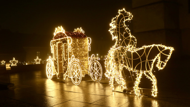 FOTOGALERIE: Ze Špilberku se znovu stal světelný hrad, výstava potrvá do půlky ledna