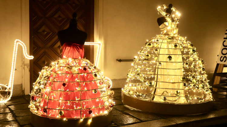 FOTOGALERIE: Ze Špilberku se znovu stal světelný hrad, výstava potrvá do půlky ledna