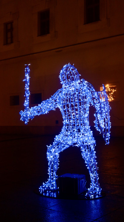 FOTOGALERIE: Ze Špilberku se znovu stal světelný hrad, výstava potrvá do půlky ledna