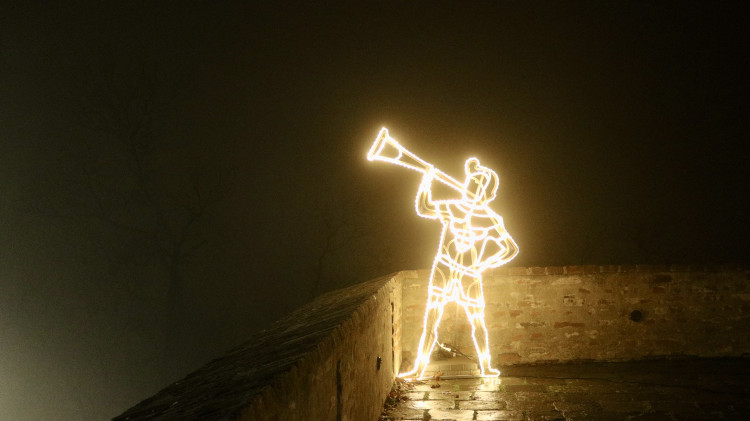 FOTOGALERIE: Ze Špilberku se znovu stal světelný hrad, výstava potrvá do půlky ledna