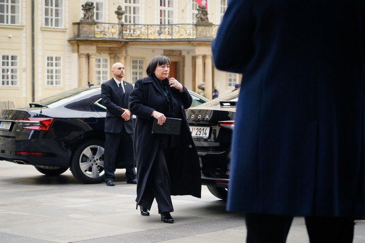 FOTOGALERIE: Známé tváře na Dukově pohřbu