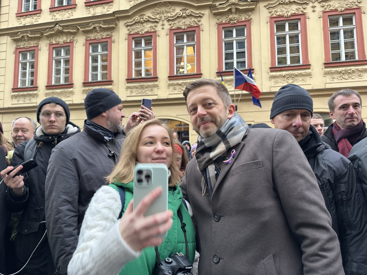 FOTOGALERIE: Dopoledne na Národní třídě