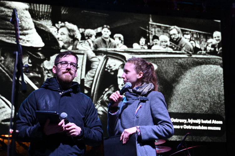 Oslavy 17. listopadu v Ostravě