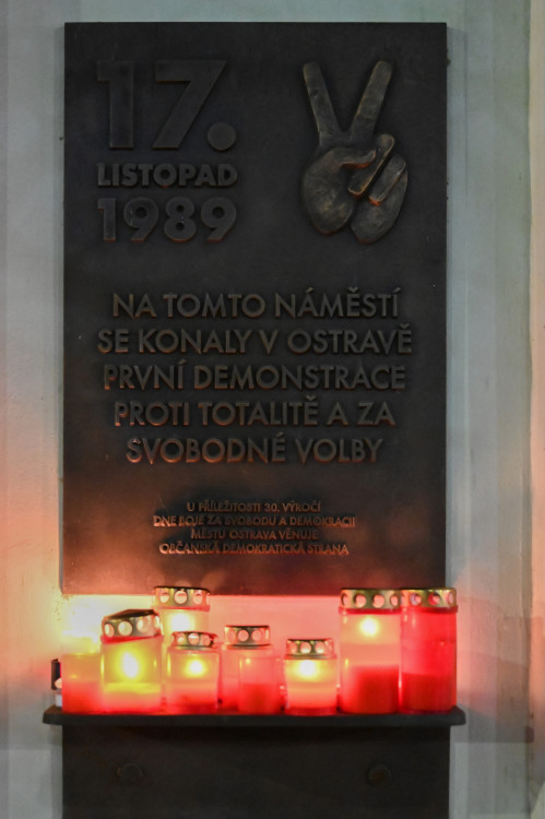 Oslavy 17. listopadu v Ostravě