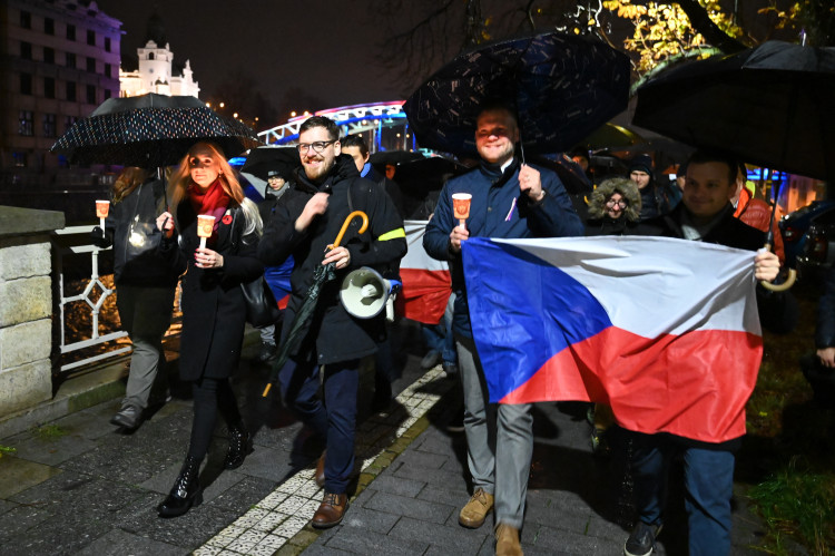 Oslavy 17. listopadu v Ostravě