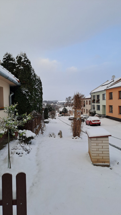 FOTO: Brno a okolí dnes zasypal sníh. Podívejte se, jak to na jižní Moravě vypadalo