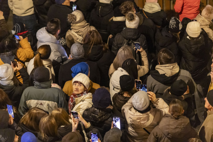 FOTOGALERIE: Vánoční trhy v Olomouc zahájilo rozsvícení stromu