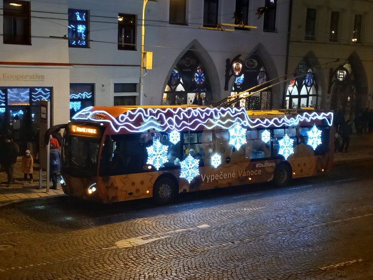 Slavnostní rozsvícení vánočního stromu v Jihlavě