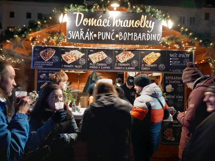 Slavnostní rozsvícení vánočního stromu v Jihlavě