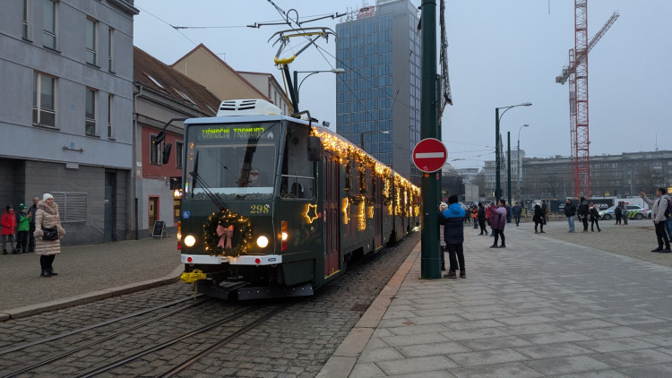 Vánoční tramvaj 2025