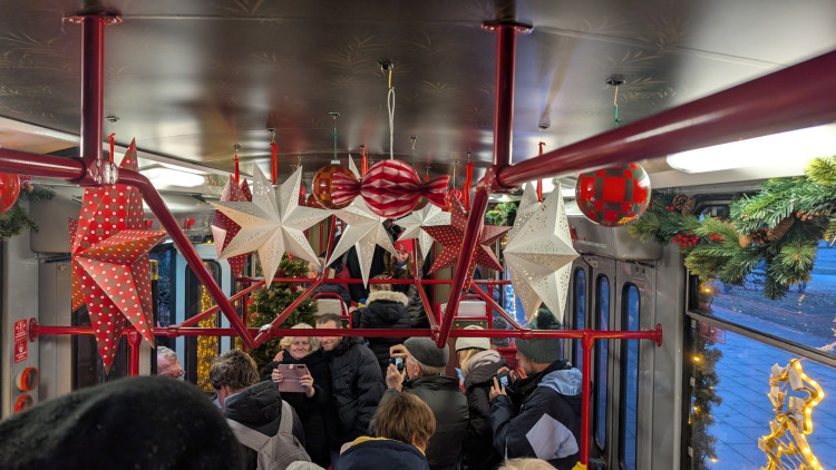 Vánoční tramvaj 2025